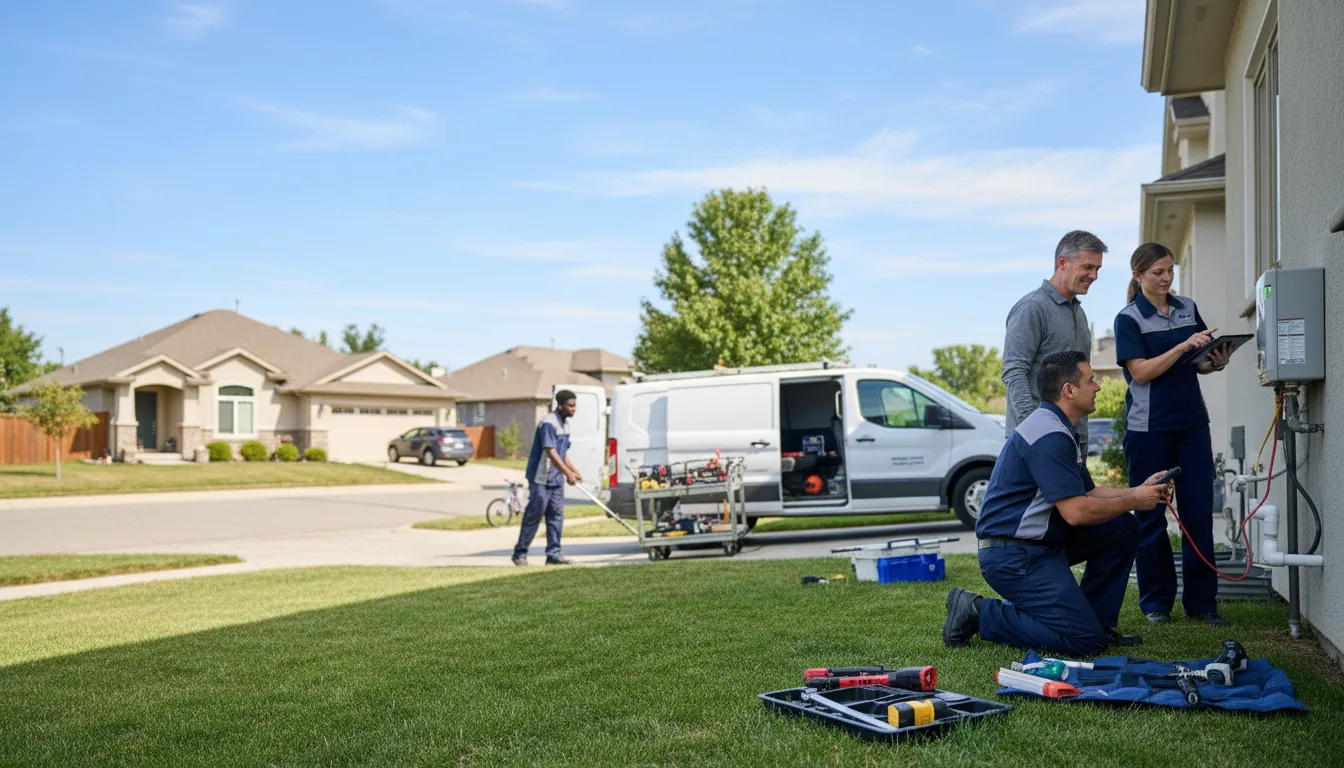 Tankless water heater service in Wyano, PA